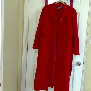 Beautiful Red Trench Coat!